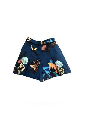 Proenza Schouler short patterned viscose blue mutlicolor sz 0.
